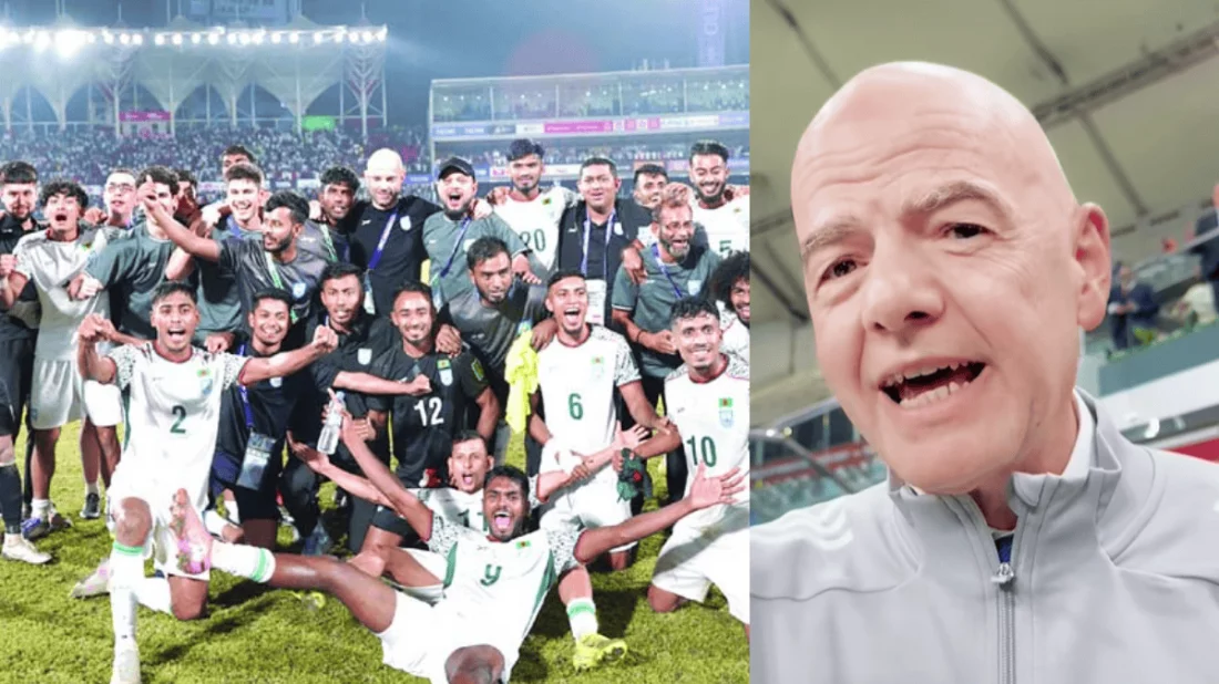 এগিয়ে চলো বাংলাদেশ, বিশ্বকাপে তোমার অপেক্ষায় আছি: ফিফা সভাপতি